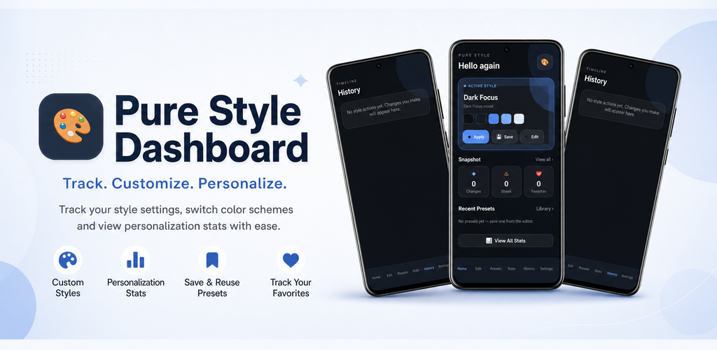 Pure Style Dashboard app presentation